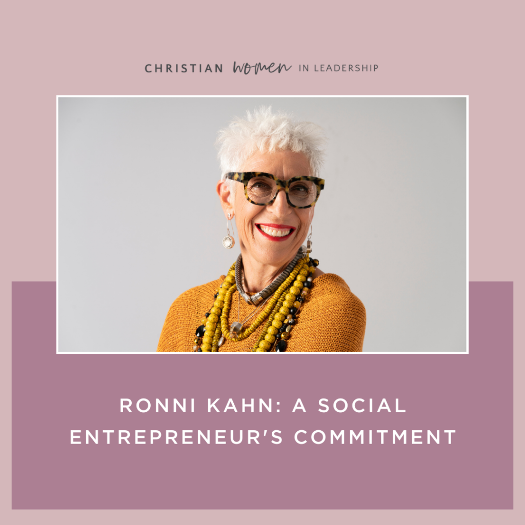 Ronni kahn: A Social Entrepreneur's Commitment